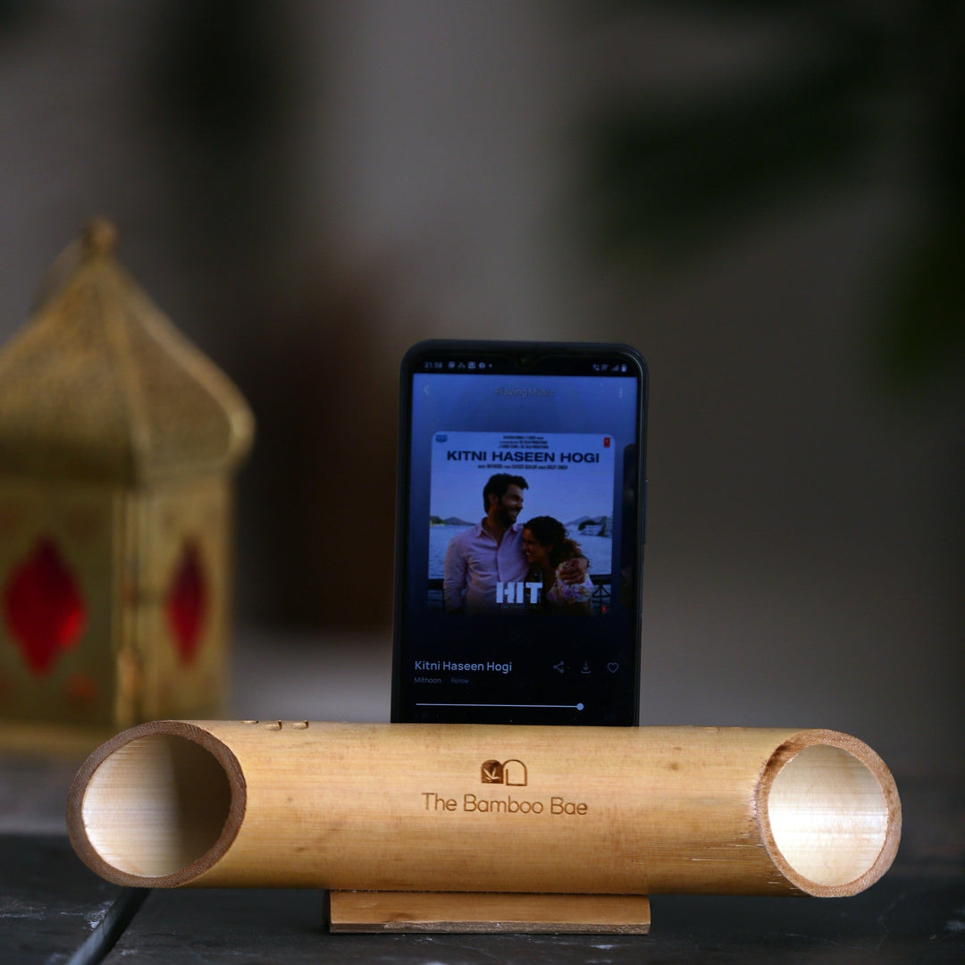 wooden amplifier