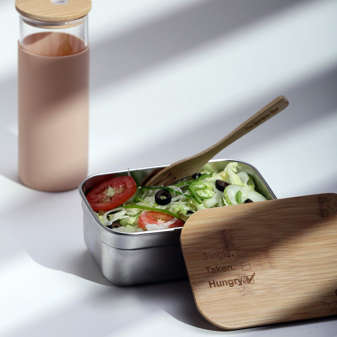 Bamboo Lunch Box | Sustainable Bento Box | Wooden Tiffin